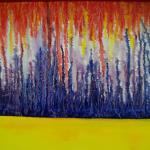 Emma Kay Robinson "Sunset Through the Moss" Oil on Canvas 16"x20"